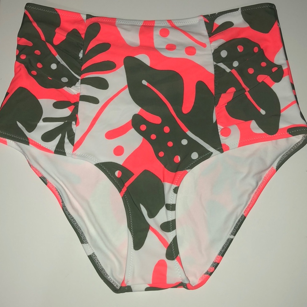 High waisted bikini bottoms